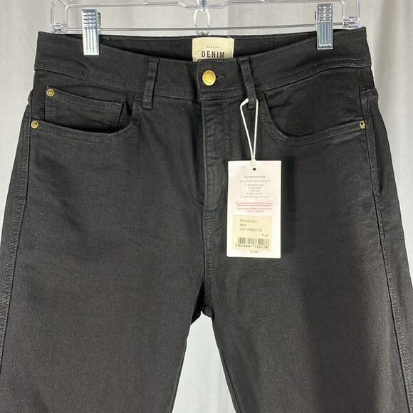 NWT‎ Sezane Le Slim Parfait Black Noir Jean. - Picture 4 of 9